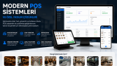 Web ve masaüstü POS (Point of Sale - Satış Noktası) sistemle