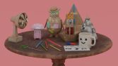 Blender Stilize Sahne ve Karakter Tasarımı