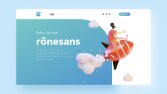 Rönesans yazılım - Web sitesi landing page tasarımı