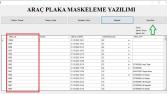 Tabloda İstenilen Sutunu Gizleme Yazılımı