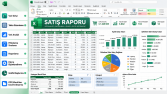Excel Satış Raporu ve Veri Düzenleme – Örnek Çalışma