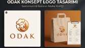Gastronomi ve Kafe İçin Konsept Logo (ODAK)