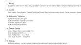 Excel Veri Analizi & Raporlama Şablonu