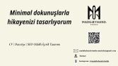 Minimal dijital kartvizit tasarımı | madebyhand.studio