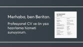 Profesyonel CV ve Ön Yazı Örneği