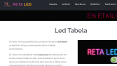 Reta LED - WordPress ve SEO hizmeti