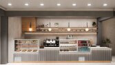 Modern Coffee Corner & Servis Alanı Tasarımı