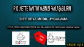 R10 da tanıtım yazınızı yayınlayabilirim 