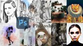 Photoshop ile fotoğrafları karakaleme çevirme