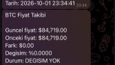 Web Veri Takip ve Telegram Bildirim Botu