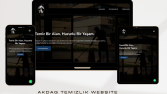 Modern ve Profesyonel Temizlik Firması Web Tasarımı