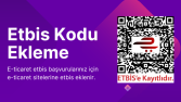 Etbis Kaydı Ekleme
