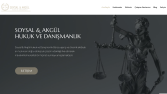 Avukat Tanıtım Web Sitesi