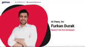 React ile tasarladığım portfolyo sayfası
