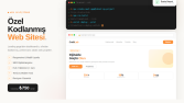 Landing page, kurumsal site, portfolio, admin paneli