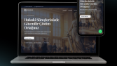 Hukuk büroları için sade ve güven veren web sitesi.