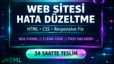 HTML CSS JS hata düzeltme