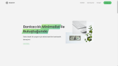 Minimalist Bankacılık Sitesi