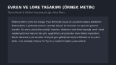 Tryon Kenti & Kelion İmparatorluğu - Evren ve Lore Tasarımı