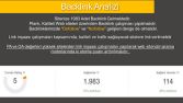 Detaylı Backlink analizi ve Önerisi