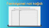 Fonksiyonel not kağıdı tasarımı