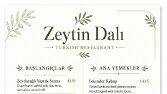 Menü Tasarımı 