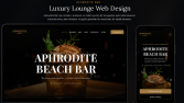 Aphrodite Bar – Luxury Lounge Web Design