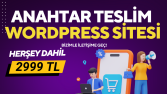 Anahtar Teslim Wordpress Sitesi