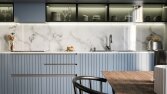 Modern Mutfak Tasarımı | 3D Render ve Uygulama Çizimi