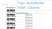 Toplu Raf Etiketi Çıkarma