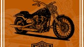 Harley Motor Afişi
