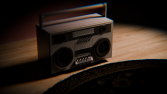 Vintage Retro Boombox Radio Cassette Player