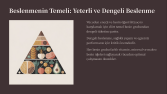 Sağlıklı Beslenme ve Öğün Planlama Sunumu