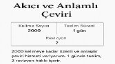 istediginiz dilde yazi ve ceviri hizmeti 