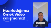 Sosyal medyada yayınlaması için hazırladığımız çalışmamız!