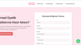 Farmasi Üyelik Başvuru Formu – Lead Toplama Web Sitesi
