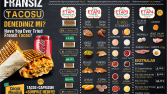 Le Monde Du Tacos Menu Design