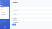 Web Sitesi BackEnd Admin Paneli