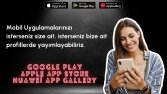 Ben, mobil uygulamalarınızı yayımlayabilirim.
