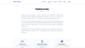 Ben,profesyonel  kaliteli portfolyo  web sitesi 