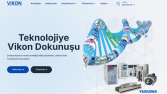 Vikon Firması İçin Kurumsal Web Sitesi Yaptık