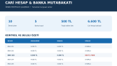 Excel Cari Hesap ve Banka Mutabakatı Örnek Çalışması