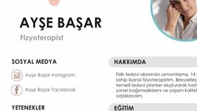 Hazırladığım taslak cv'lerden birer örnek.