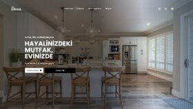 Decor mobilya landing page tasarımı