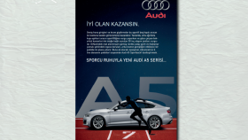 audi reklam sayfası tasarımı
