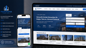 Panorama Emlak Kurumsal Web Sitesi