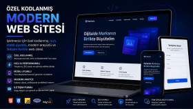  işletmenize özel modern web siteleri geliştiririm