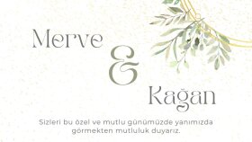 Davetiye Tasarım Örnekleri