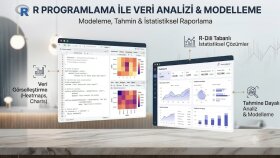 R dili ile istatistiksel analiz, veri modelleme yapabilirim