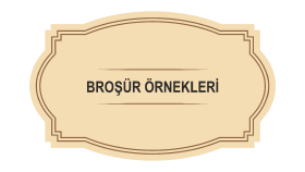 Broşür Örneklerim